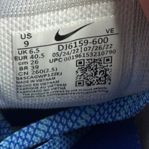 Womens Size 9 Nike React Pegasus Trail 4 Shoes Pearl Pink Grey Running Sneakers - Picture 8 of 8